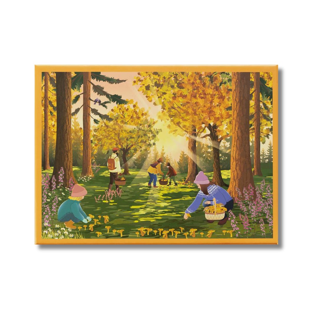 Forest Treasures puslespil 1000 brikker
Puslespil 63×45 cm – efterår
ViSSEVASSE puslespil – skovmotiv
