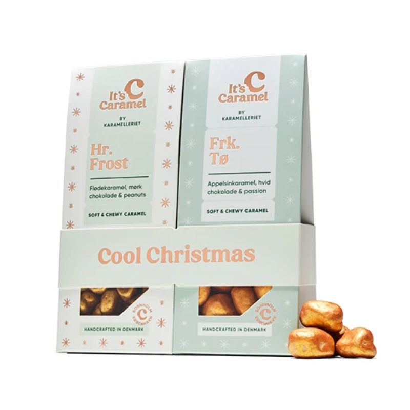 Karamelleriet Cool Christmas – 2 x 100 g julekarameller