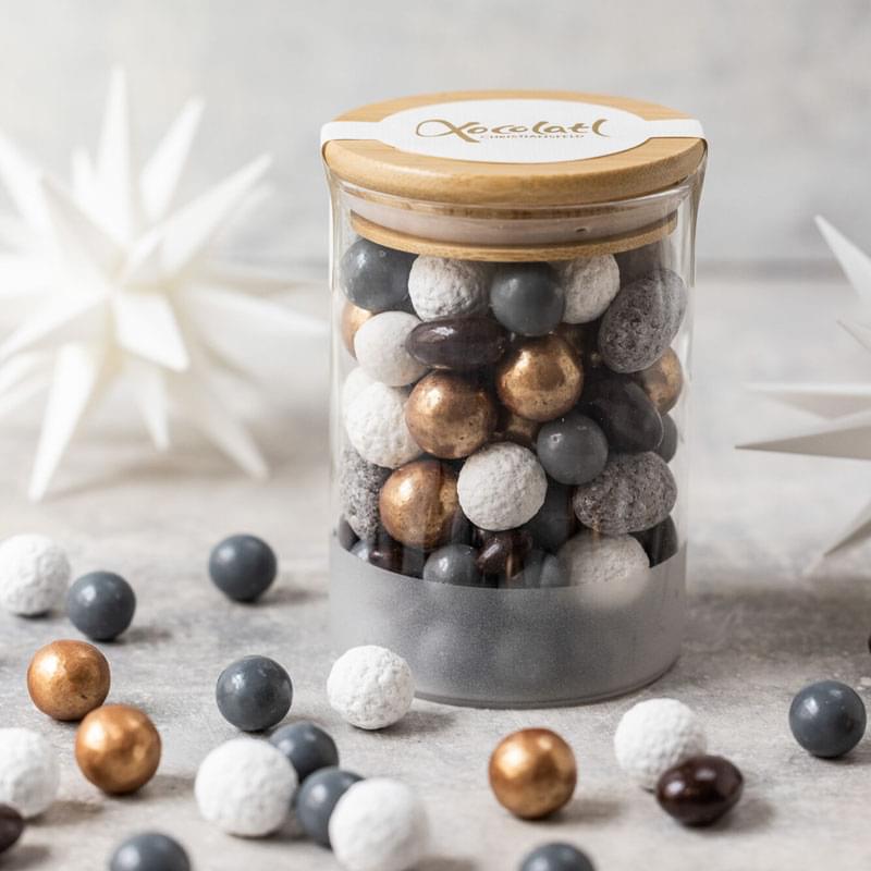 Xocolatl - Blanding af dragé i Glas - XO MAXI CHRISTMAS.