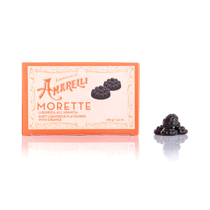 Amarelli Lakrids - Morette all'arancia, appelsinsmag