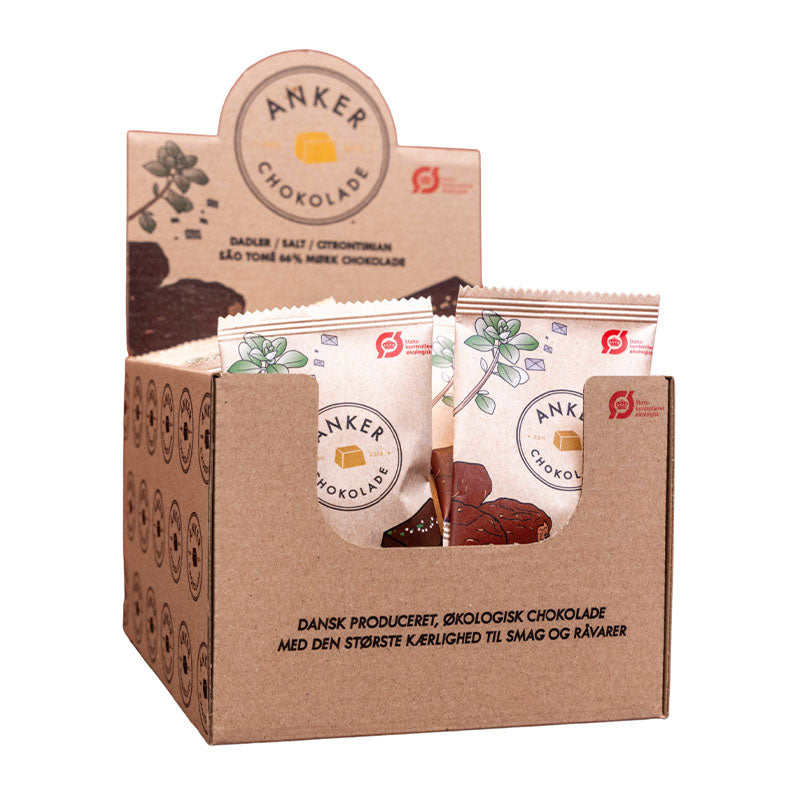 anker flowpacks dadel whisky chokolade dessertchokolade møde individuelt indpakket 