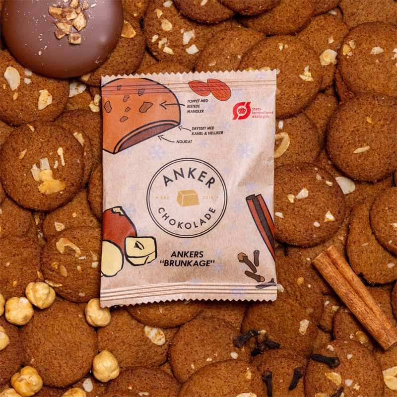Anker Chokolade - Flowpack, Brunkage.