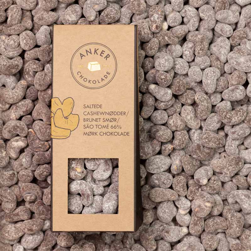 Anker Chokolade - Cashewnødder med brunet smør