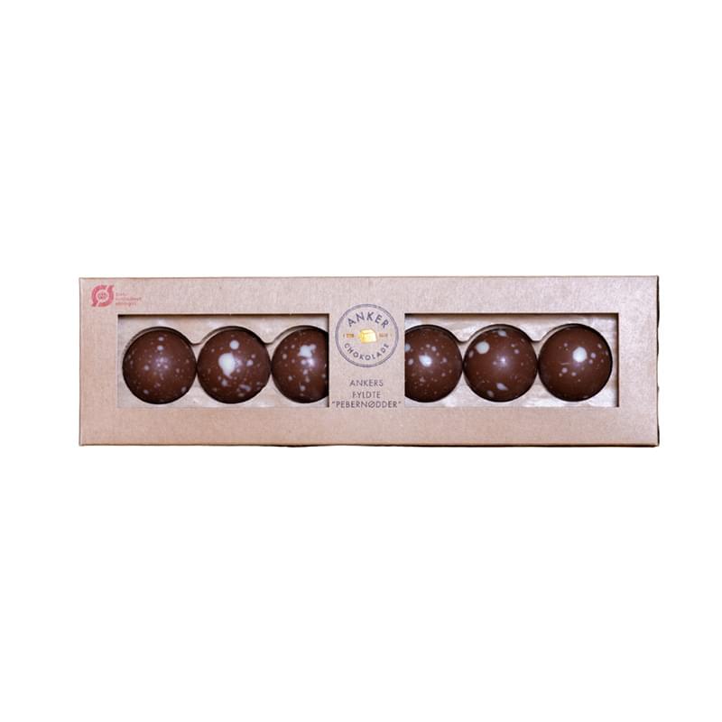 Anker Chokolade - Fyldte pebernødder.