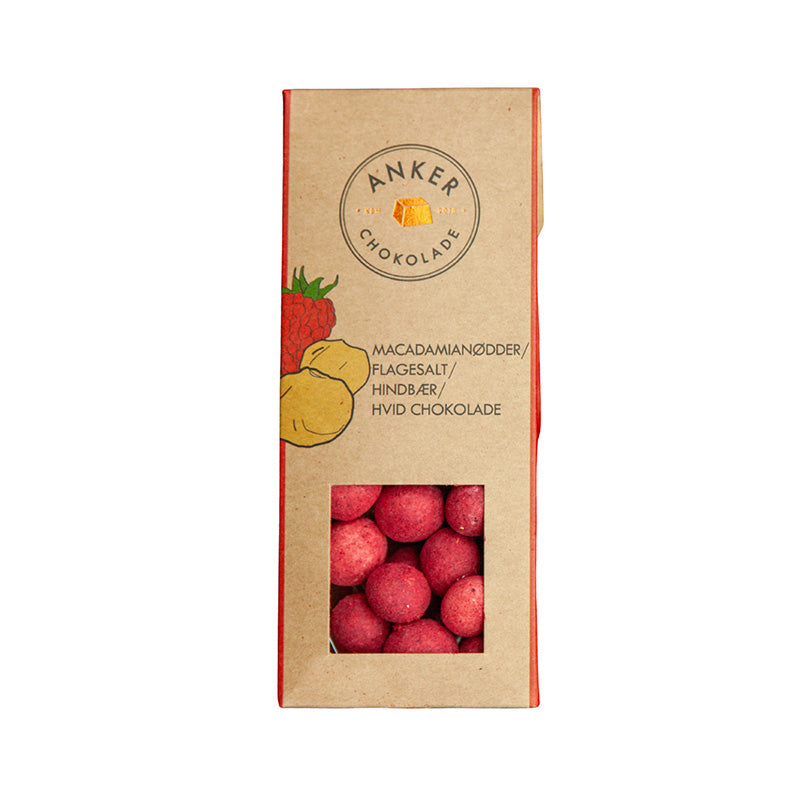 Anker Chokolade - Macadamia med Hindbær