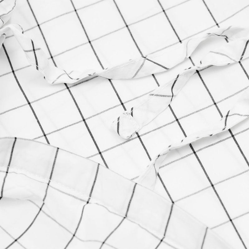 Bynord sengesæt - Erika Snow w. coal (2 sæt)