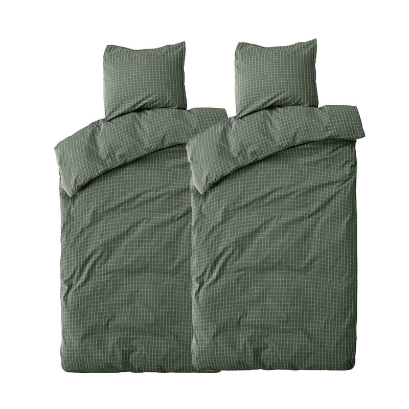 Bynord sengesæt - Erika Forest w. snow. (2 sæt), EKSTRA LÆNGDE