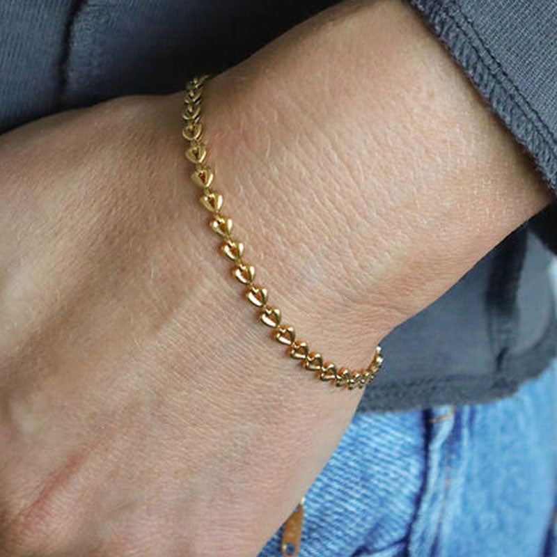 By Stær - Mindy armbånd, forgyldt