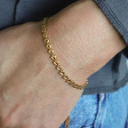 By Stær - Mindy armbånd, forgyldt