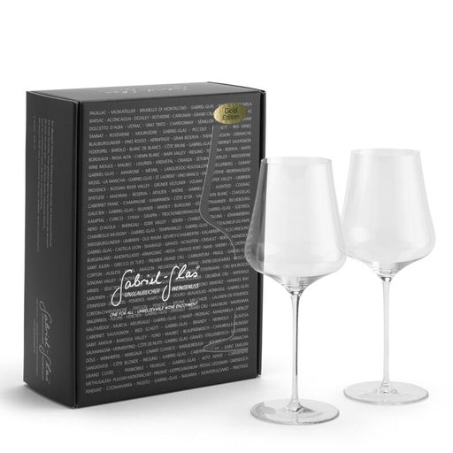 gabriel-glas goldedition 2stk vinglas wineglass champagneglas