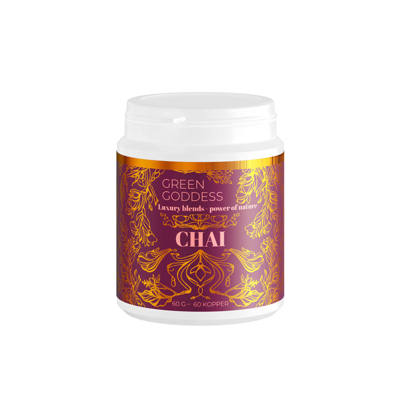 green goddess chai chaipulver drikkelse vegansk plantebaseret