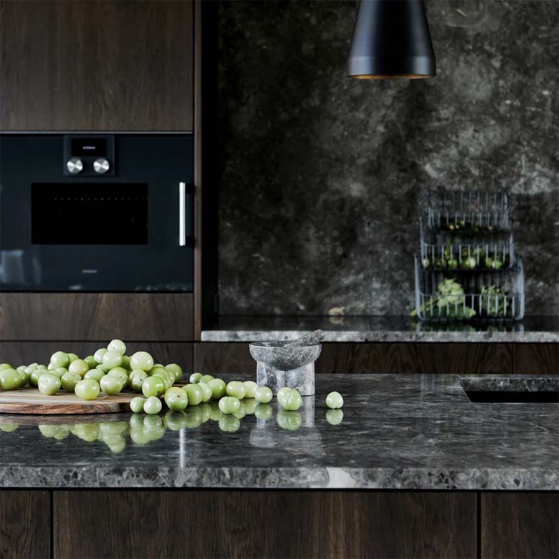 House Doctor - Morter m. støder, Grå/Brun