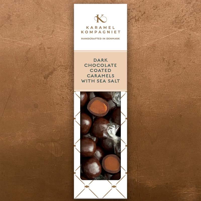 Karamel Kompagniet - Karameller med mørk chokolade & sydesalt.