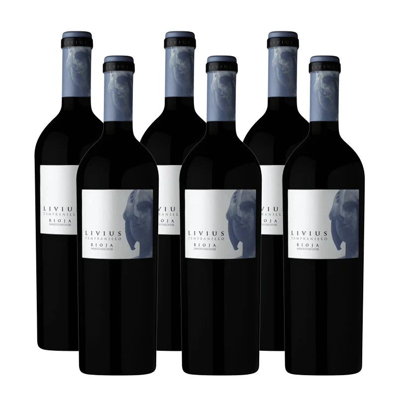 LIVIUS - TEMPRANILLO Årgang 2010, 6 flasker i trææske