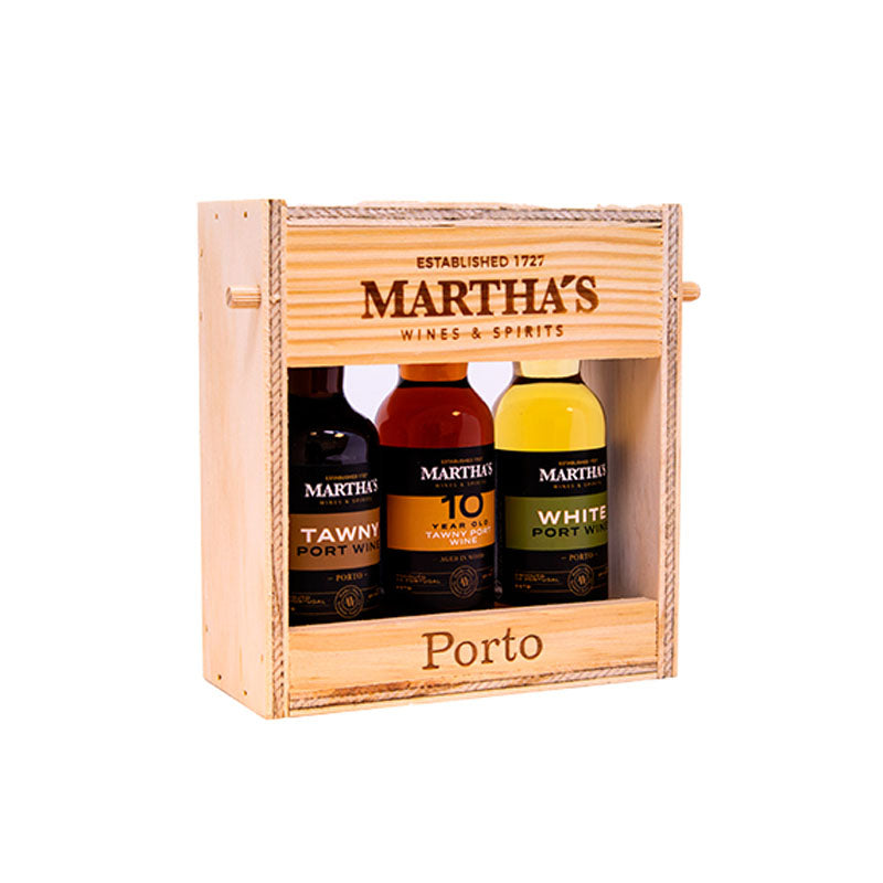 Martha's - Miniature portvinsæske (3 x 5 cl.)