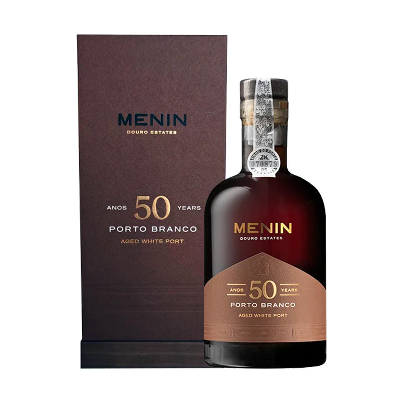 menin portvin douro estates porto branco white port hvid 50års gaveæske