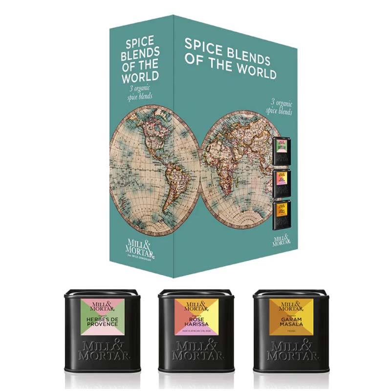 krydderier spices gaveæske herbes