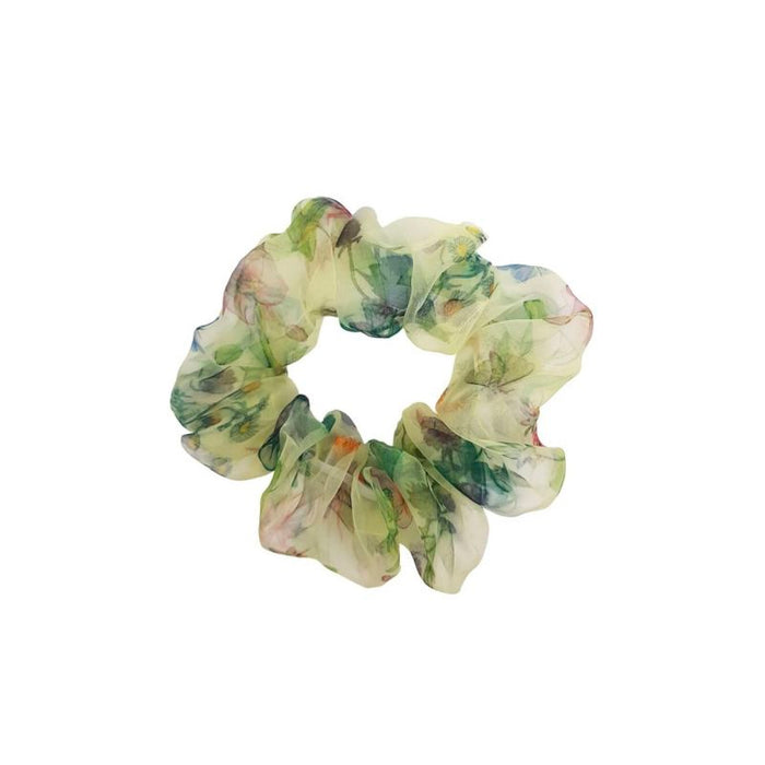 Miqura - Flower Scrunchie, hårelastik