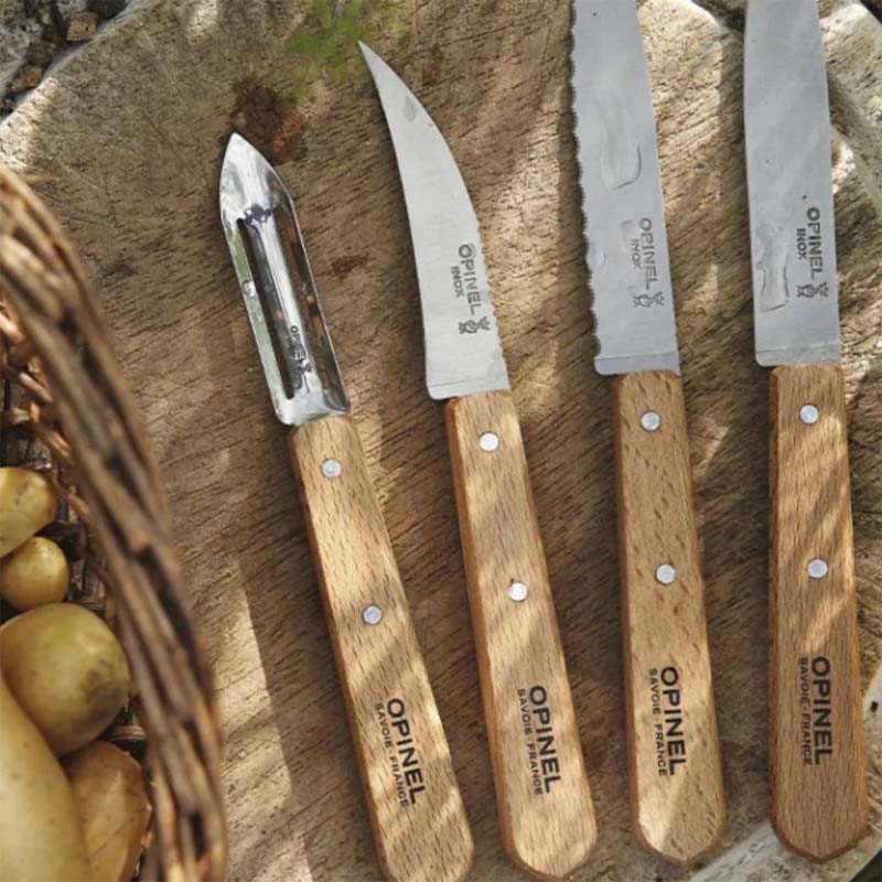 Opinel - De 4 essentielle køkkenknive