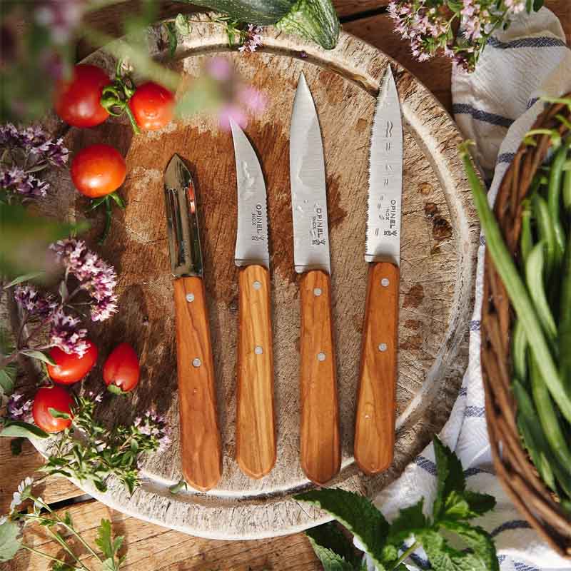 Opinel - De 4 essentielle køkkenknive