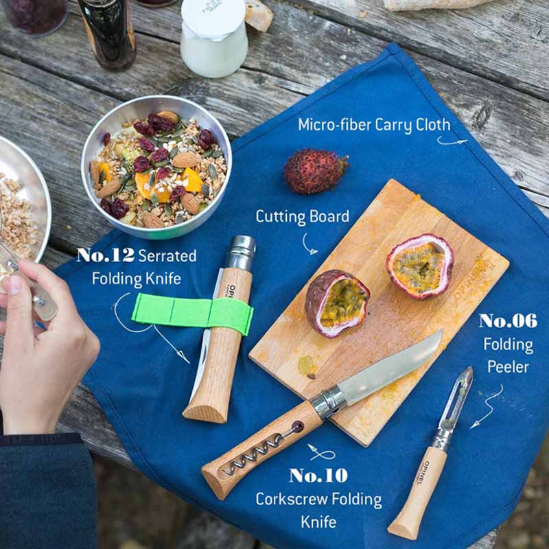 Opinel - Nomad cooking kit i gaveæske