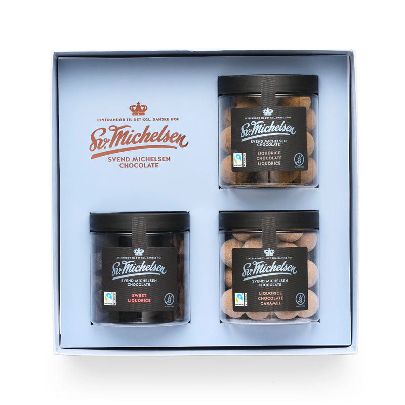 sv.michelsen gaveæske dragé lakrids gaveidé