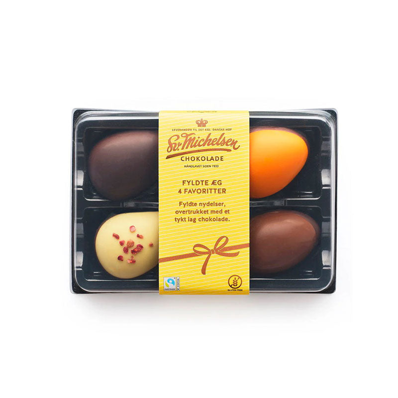 Sv. Michelsen - 4 store fyldte påskeæg - mix