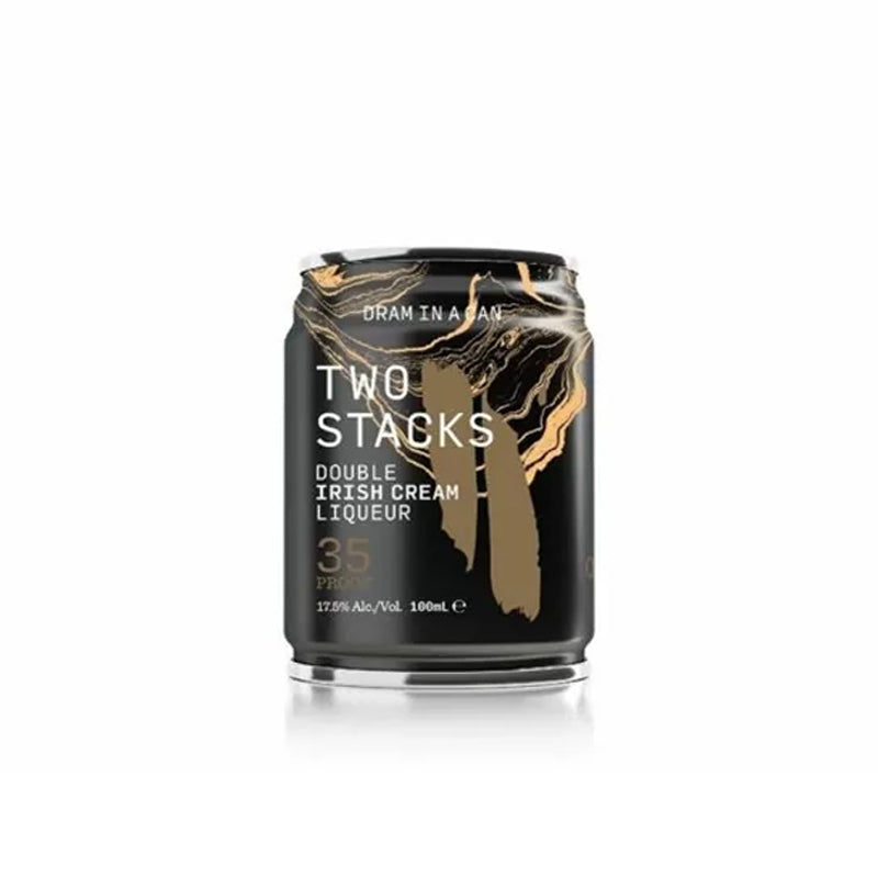 Two Stacks - Double Irish Cream likør, 100 ml. dåse