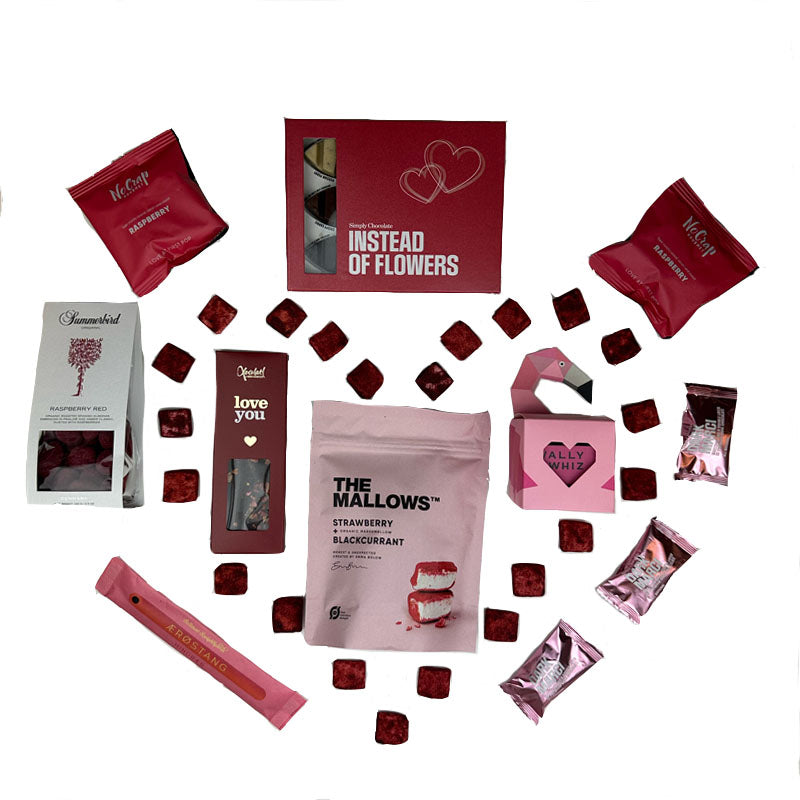Se Kun Det Bedste - Gavepakke "Sig det med kærlighed", pink hos Kun Det Bedste