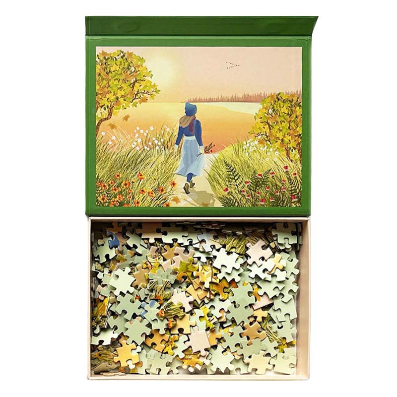 vissevasse puslespil forår spil autumn 300brikker puzzle hygge
