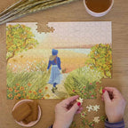 vissevasse puslespil forår spil autumn 300brikker puzzle hygge