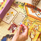 vissevasse puslespil chestnut season spil efterår 1000brikker puzzle hygge