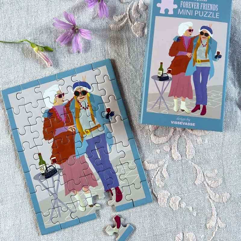 vissevasse foreverfriends puslespil mini hygge gaveide 