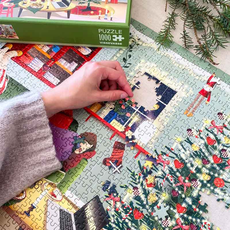 vissevasse lazydays jul puslespil puzzle julepuslespil hygge
