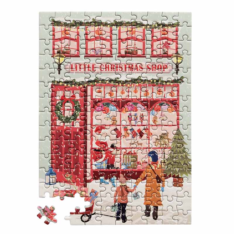 vissevasse jul puslespil julemotiv 150 brikker