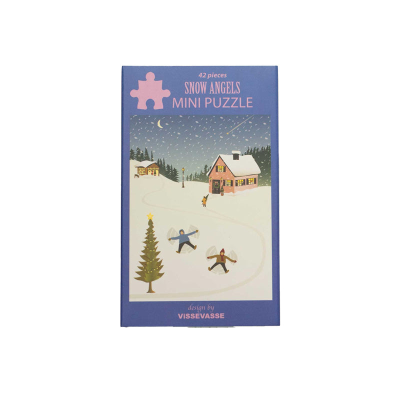 ViSSEVASSE - Mini Puslespil, Snow Angels