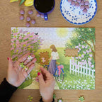 vissevasse puslespil forår spil spring 300brikker puzzle hygge