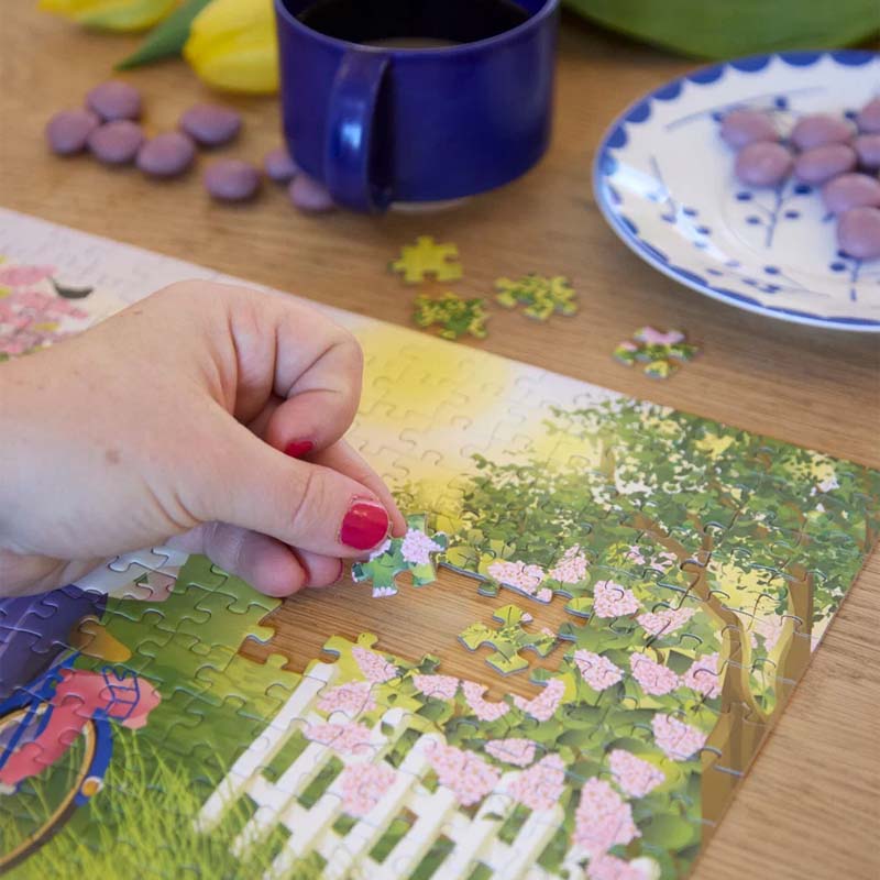 vissevasse puslespil forår spil spring 300brikker puzzle hygge