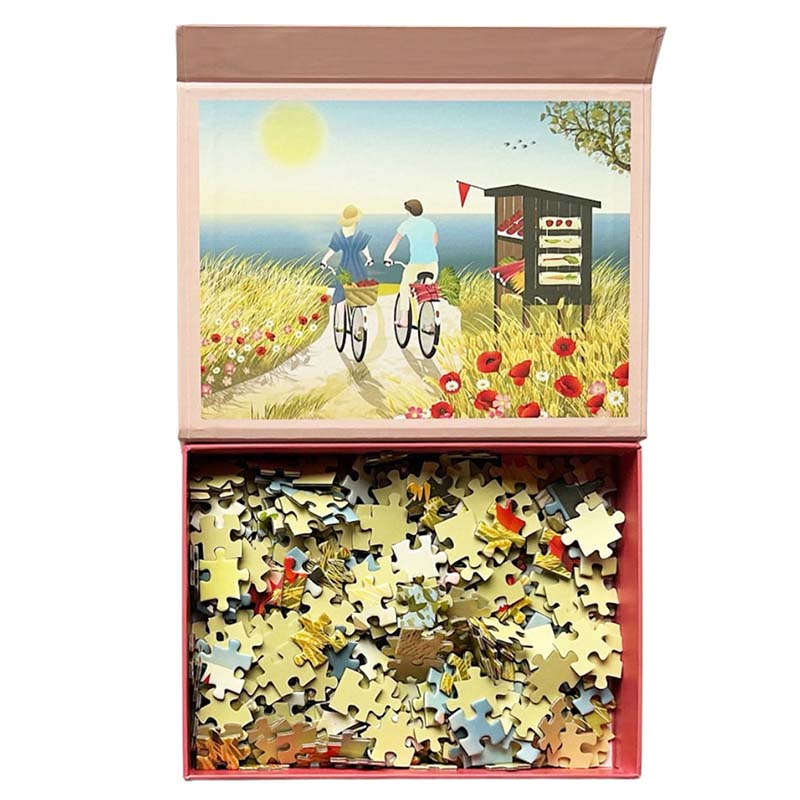 vissevasse summer sommer puslespil 300brikker spil hygge årstider puzzle
