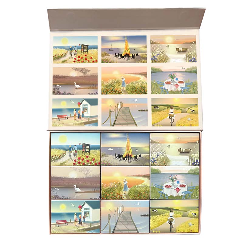 visssevasse puslespil puslespilsboks summer moments 9 puslespil 104brikker sommer motiver