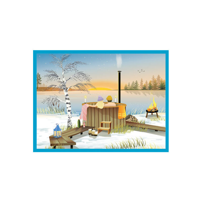 vissevasse winter vinter puslespil 300brikker spil hygge årstider puzzle