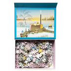 vissevasse winter vinter puslespil 300brikker spil hygge årstider puzzle