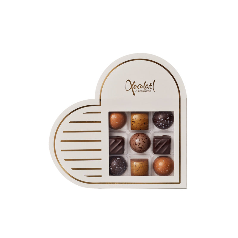 Hjerte gaveæske chokolade