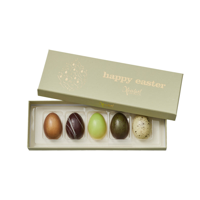 xocolatl happy easter golden eggs chokolade påskeæg 