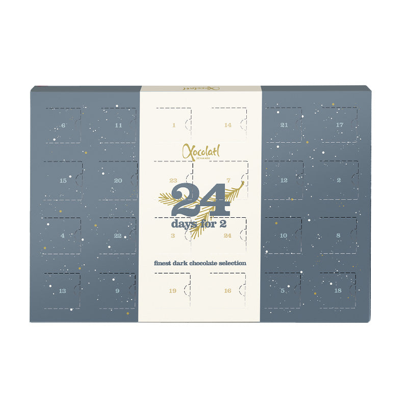 xocolatl dark chocolate julekalender delekalender
