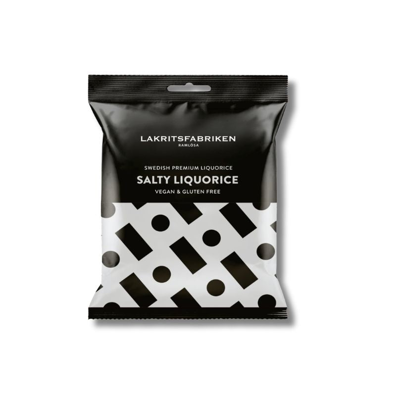 lakritsfabriken salty liquorice saltlakrids salt lakrids vegansk glutenfri