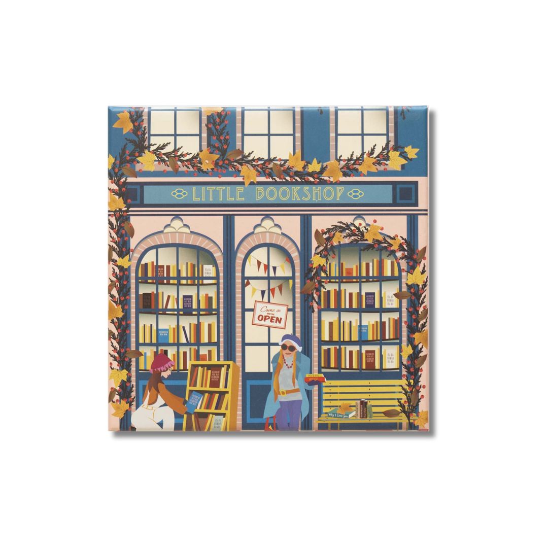 Little Book Shop puslespil – 150 brikker
med boghandel Lille 15×21 cm  ViSSEVASSE
