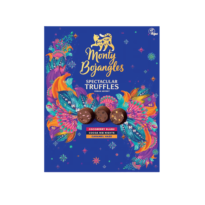 Monty Bojangles - Chokolade Trøffel Kalender, vegansk