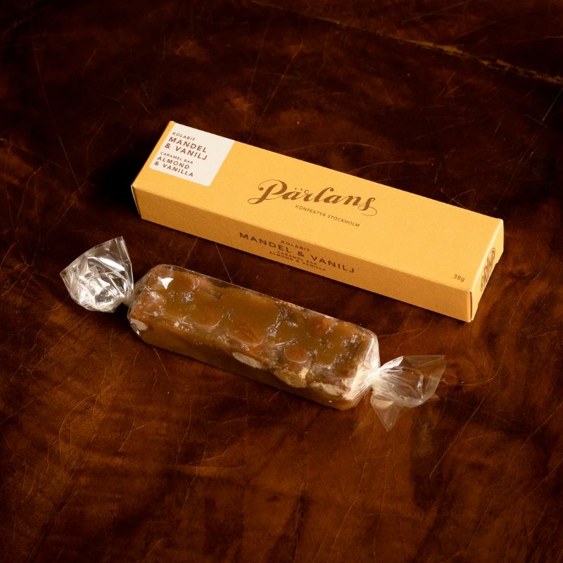 karamelbar pärlans mandel vanilje 
