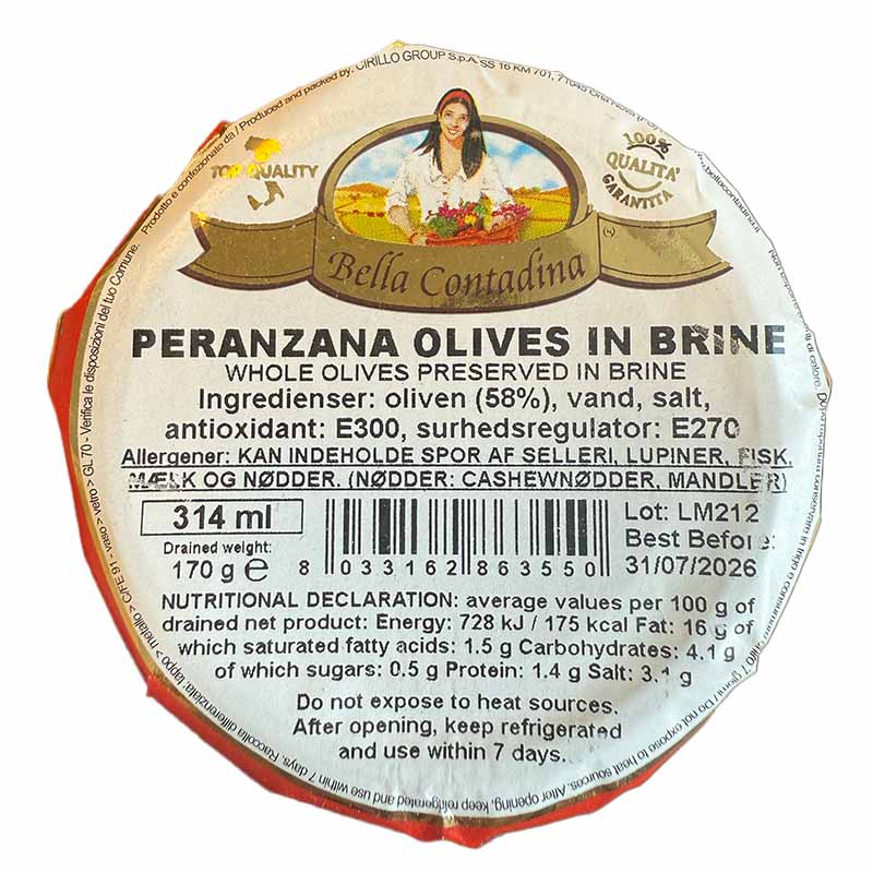 Bella Contadina - Peranzana Oliven
